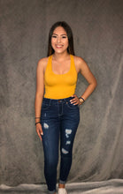 Load image into Gallery viewer, Summer Tank Top Bodysuit (Mustard)