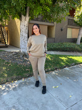 Load image into Gallery viewer, Chilling Time Sweatpants Set (Khaki)